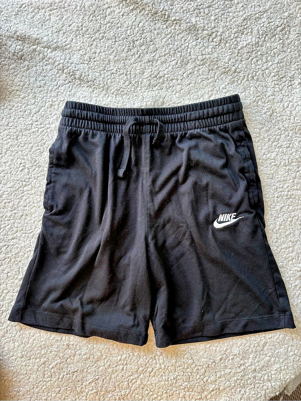 Nike Sportswear Jersey Shorts Athletic Shorts Black Size Large